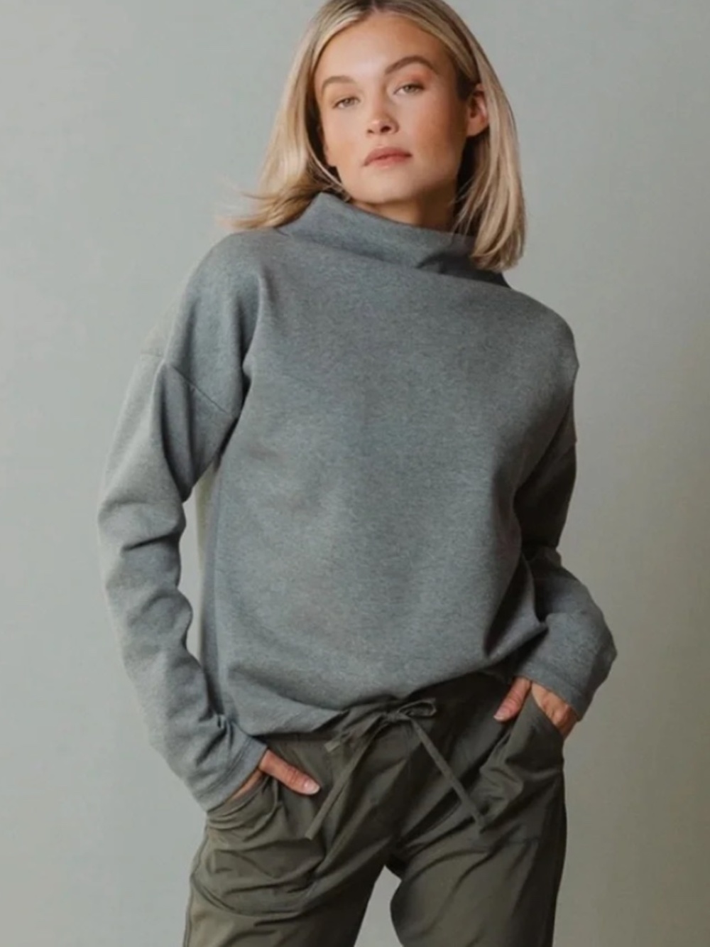 Albion Cardiff pullover Gray